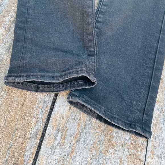 R13 OTTE Skinny Italian Straight Black Country Crop Jeans - Picture 11 of 16